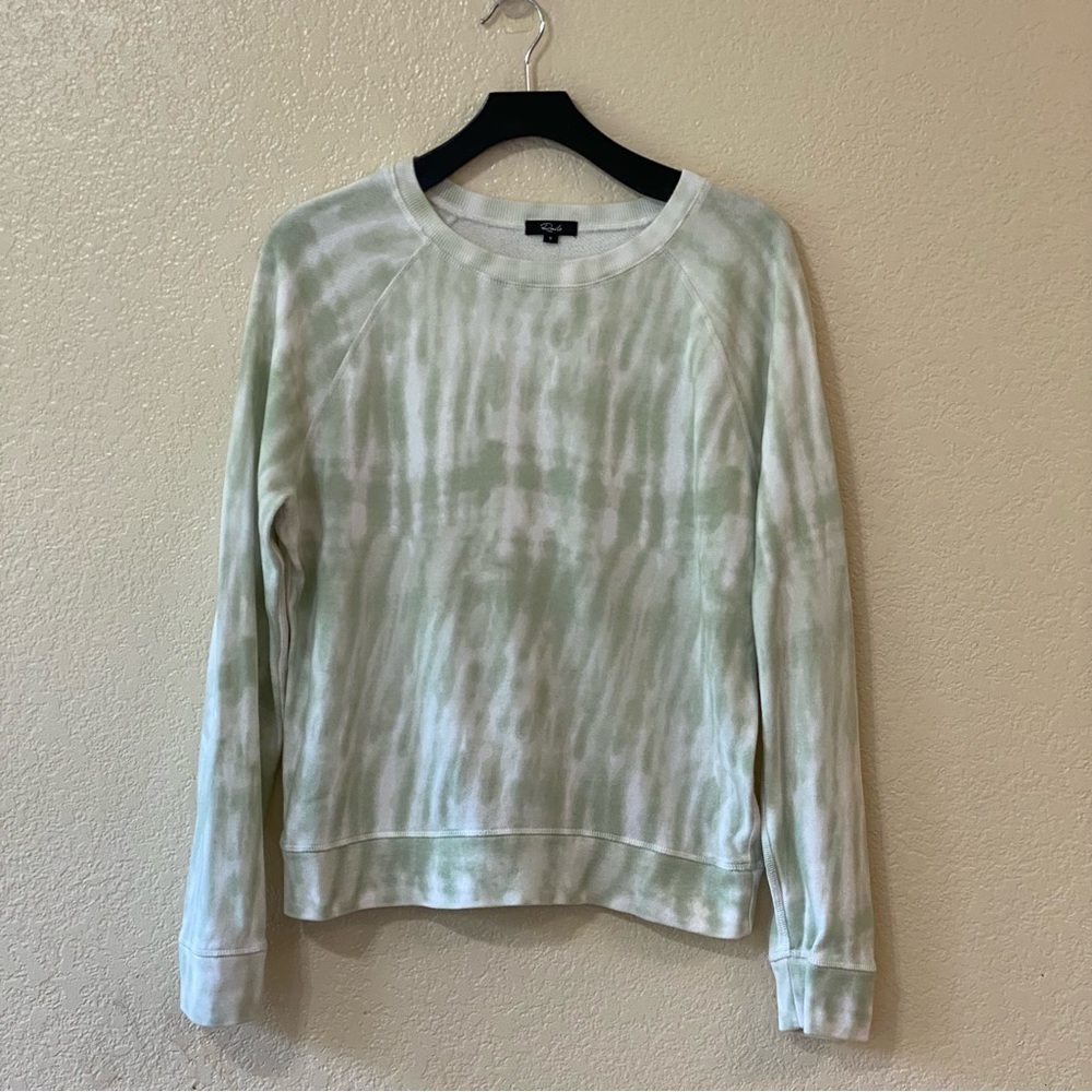 Rails Theo Tie Dye Sweatshirt in Mint‎ Green - Picture 2 of 8